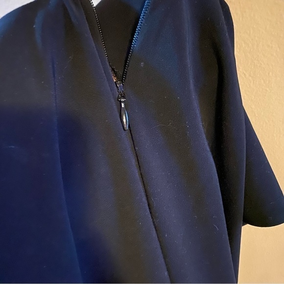 116. Just Female. Black sheath dress. V front and back LBD - Picture 6 of 6